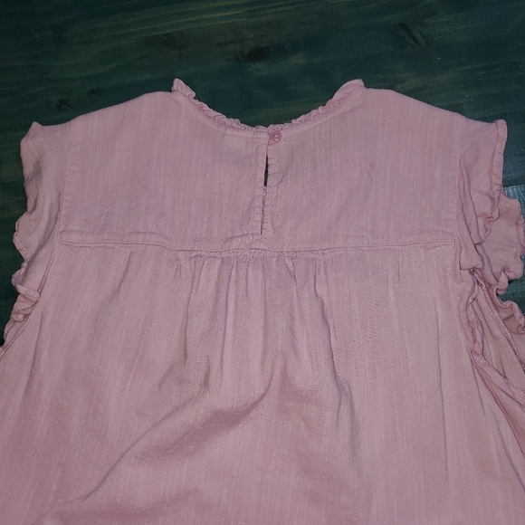 Sleeveless Pink Ruffle Top XL - Picture 5 of 7